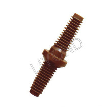 24kV Long sleeve with umbrella skirt epoxy resin insulator 75*426 wall bushing for switch cabinet assembly